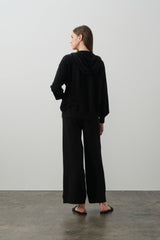 SERENA COTTON CASHMERE ZIP-UP HOODIE