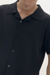 MATTEO COTTON CASHMERE BUTTON-UP SHIRT