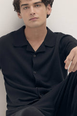MATTEO COTTON CASHMERE BUTTON-UP SHIRT