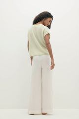 SAVANNAH CASHMERE OFF THE SHOULDER TEE