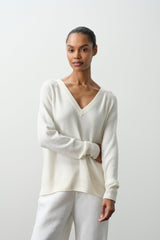 HARLYN CASHMERE V-NECK SWEATER