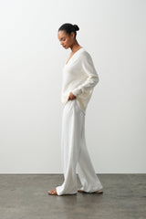 HARLYN CASHMERE V-NECK SWEATER