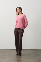HARLYN CASHMERE V-NECK SWEATER