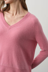HARLYN CASHMERE V-NECK SWEATER