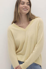 HARLYN CASHMERE V-NECK SWEATER