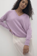 HARLYN CASHMERE V-NECK SWEATER