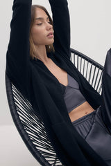 CARMELA LONGLINE CASHMERE CARDIGAN