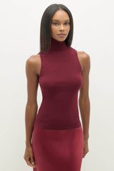 JOANNA SLEEVELESS TURTLENECK