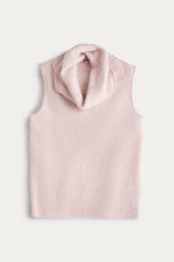 CHIARA SLEEVELESS TURTLENECK SWEATER