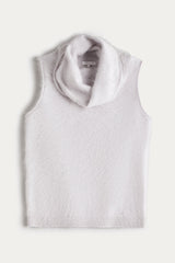CHIARA SLEEVELESS TURTLENECK SWEATER