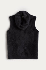 CHIARA SLEEVELESS TURTLENECK SWEATER