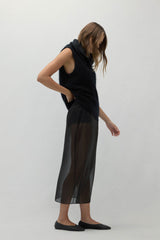 CHIARA SLEEVELESS TURTLENECK SWEATER