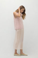 CHIARA SLEEVELESS TURTLENECK SWEATER