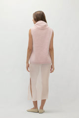 CHIARA SLEEVELESS TURTLENECK SWEATER