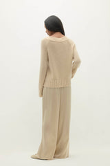 GIORGIA CLOUD SPUN CASHMERE OFF THE SHOULDER SWEATER