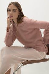 GIORGIA CLOUD SPUN CASHMERE OFF THE SHOULDER SWEATER