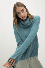 MARTINA CLOUD SPUN CASHMERE TURTLENECK