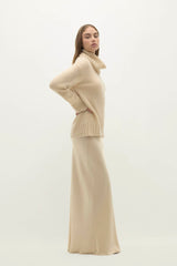 MARTINA CLOUD SPUN CASHMERE TURTLENECK
