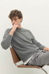 LORENZO CASHMERE CREWNECK