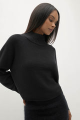 NOEMI CASHMERE MOCK NECK