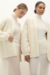 ISA HAND KNIT BUBBLE CARDIGAN