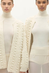 ISA HAND KNIT BUBBLE CARDIGAN