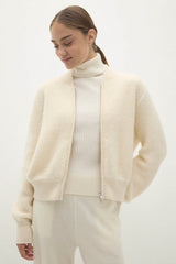 STEFANIA TERRY BOMBER JACKET