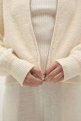 STEFANIA TERRY BOMBER JACKET