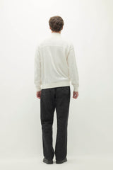 RONAN COTTON CASHMERE HALF-ZIP