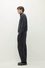 RONAN COTTON CASHMERE HALF-ZIP