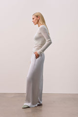MABLE TRELLIS LONG SLEEVE CASHMERE TEE