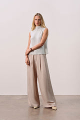 LOUISA SLEEVELESS MOCK NECK