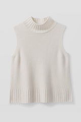LOUISA SLEEVELESS MOCK NECK