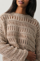 DAISY HAND-KNIT CREWNECK