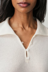 IMOGEN FEATHERWEIGHT CASHMERE POLO