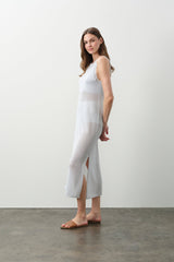 THEA COTTON CASHMERE MIDI DRESS