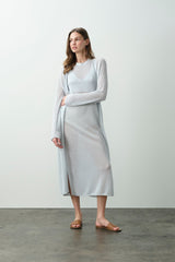 KEALA COTTON CASHMERE LONGLINE CARDIGAN