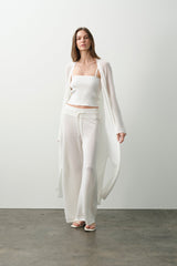 KEALA COTTON CASHMERE LONGLINE CARDIGAN
