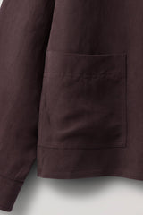 ANTONIA SILK LINEN CHORE COAT