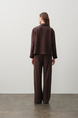 ANTONIA SILK LINEN CHORE COAT