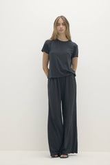 CHLOE LINEN CREWNECK TEE