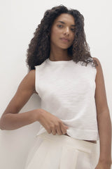 GIADA ORGANIC COTTON CREWNECK TANK