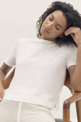NELLA ORGANIC COTTON CREWNECK TEE
