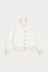 BECCA REVERSIBLE SILK BOMBER JACKET