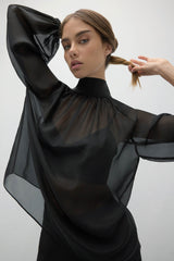 AMARA SILK ORGANZA BLOUSE