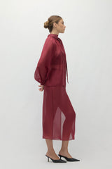 AMARA SILK ORGANZA BLOUSE