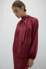 AMARA SILK ORGANZA BLOUSE