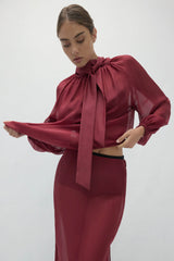 AMARA SILK ORGANZA BLOUSE