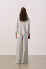 EVAN SILK WIDE LEG PANT | 30" INSEAM