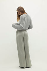 EVAN SILK WIDE LEG PANT | 30" INSEAM